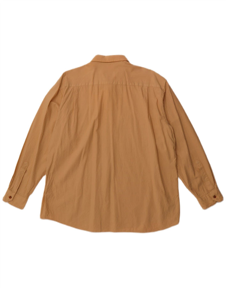 Винтажная Мужская Рубашка Большая Бежевая