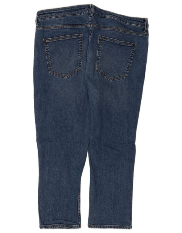 Женские джинсы-капри Marks & Spencer UK 16, большие, W36 L21, синие, хлопок