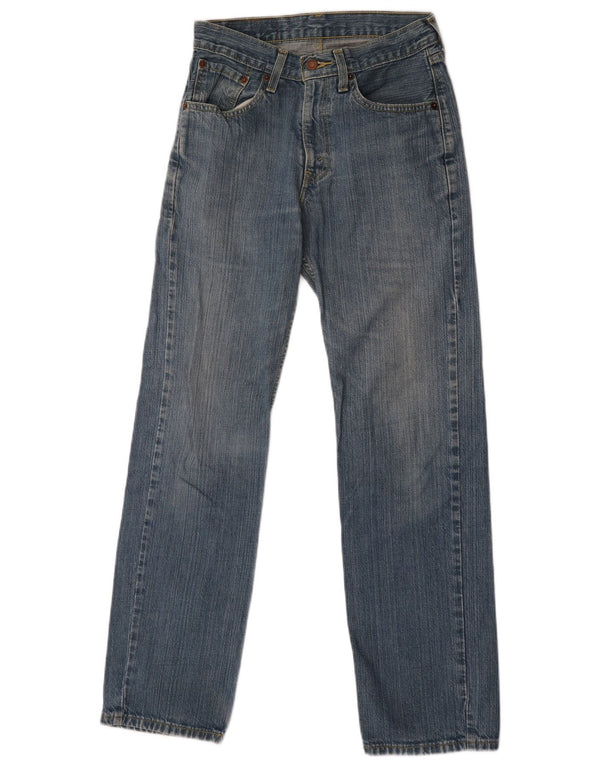 Женские прямые джинсы Levi's 751 W28 L32 синие, хлопок