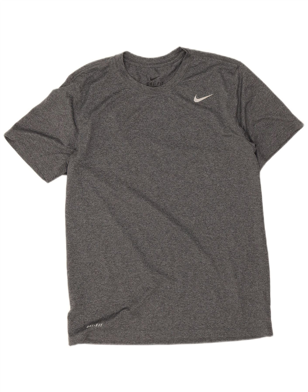 Мужская футболка Nike Dri Fit, большой серый полиэстер с крапинками