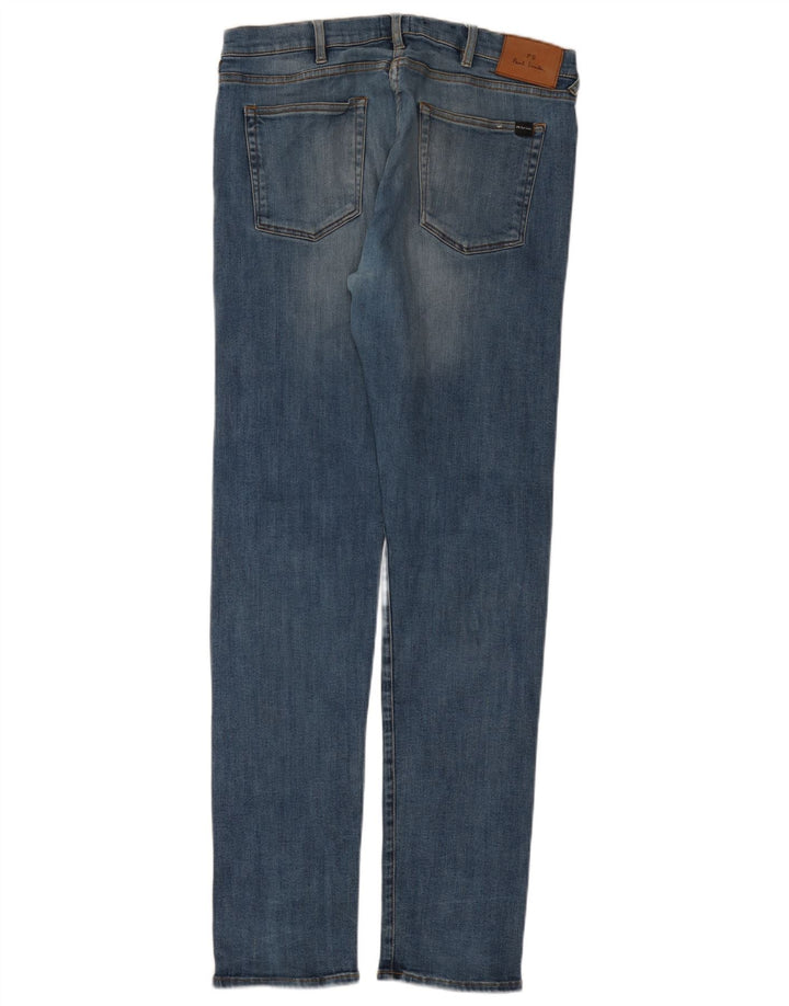 Мужские узкие джинсы Paul Smith W34 L33, синий хлопок