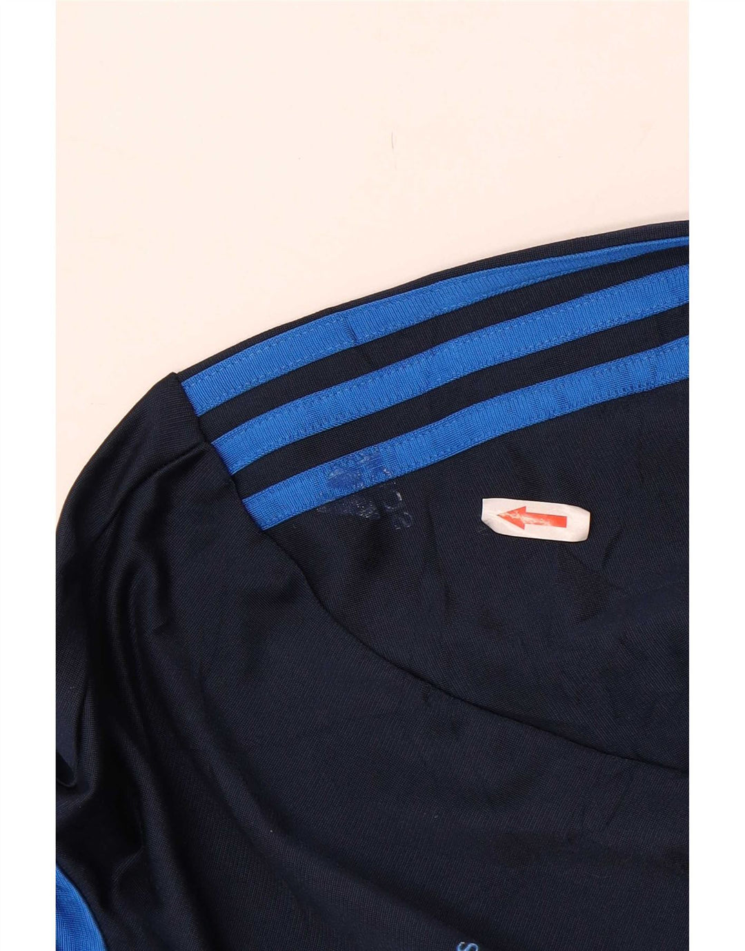 Мужская спортивная куртка Adidas UK 38/40, средний темно-синий полиэстер