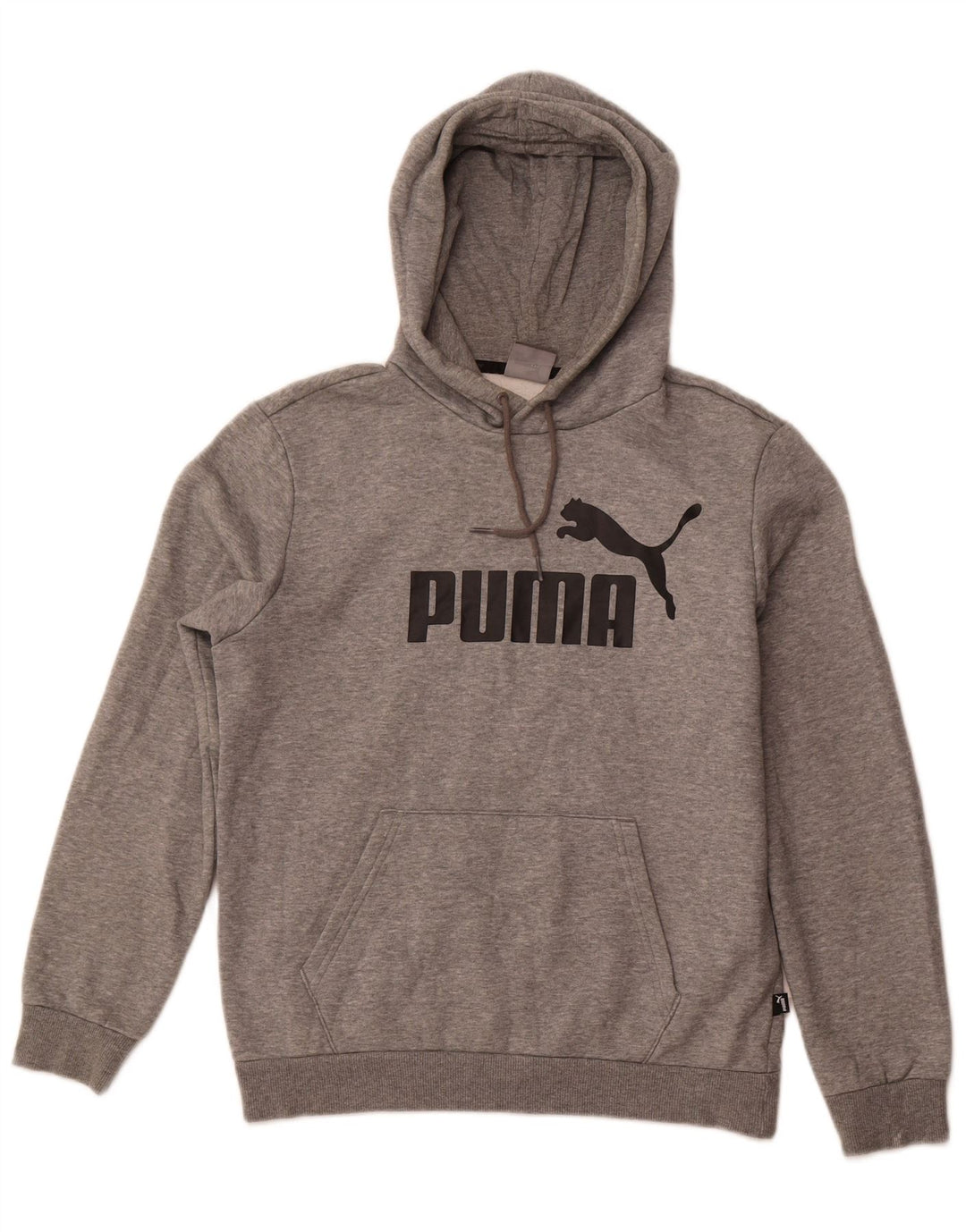 Мужской джемпер с капюшоном с рисунком Puma, маленький серый