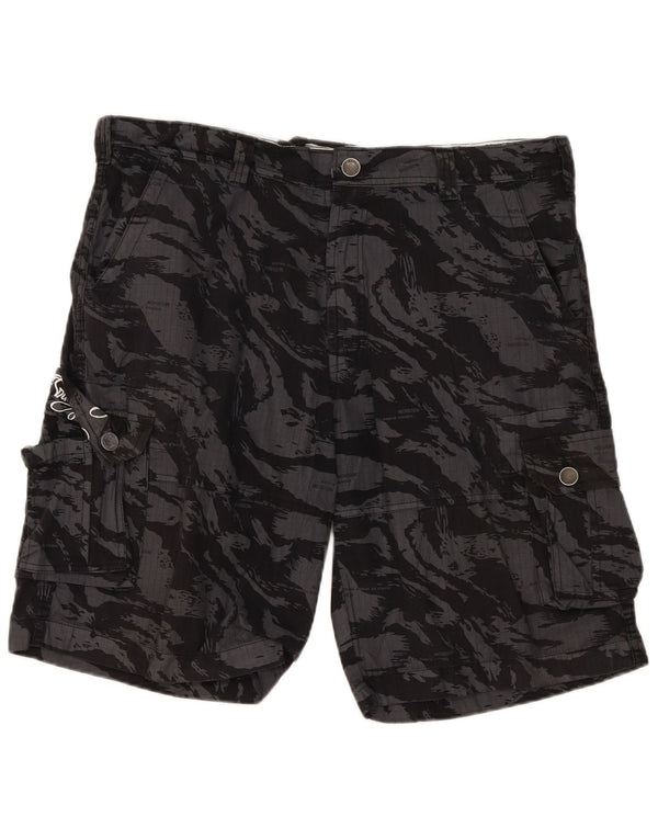 Billabong Мужские шорты карго с рисунком W40 XL Серый камуфляж