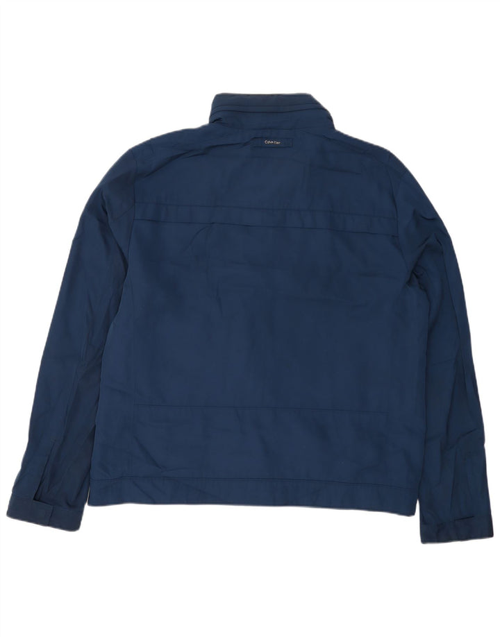 Мужская куртка-бомбер Calvin Klein UK 42 XL, темно-синий полиэстер