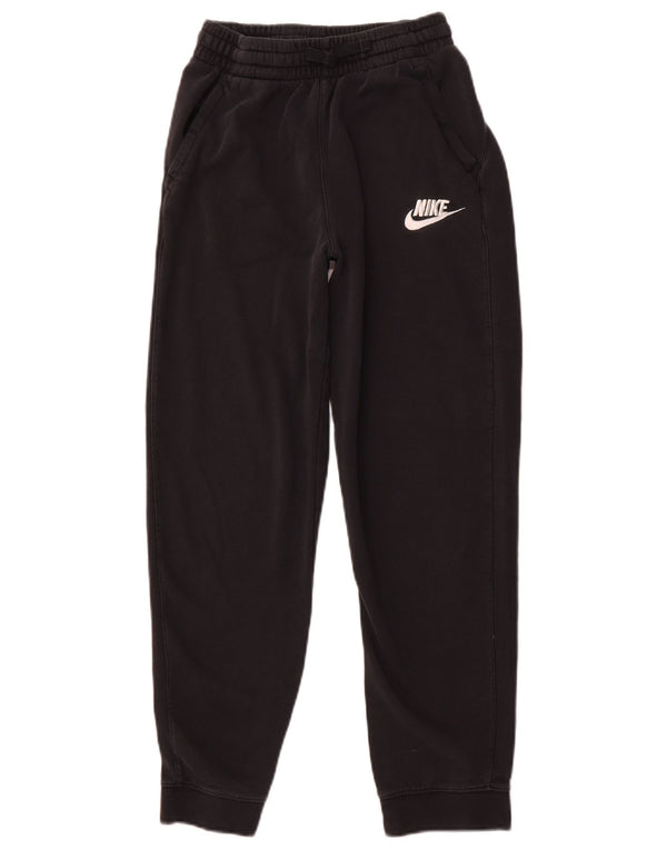 NIKE Boys Tracksuit Trousers Joggers 13-14 Years XL Black