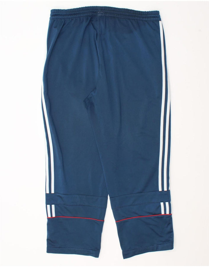 Мужские спортивные брюки Adidas UK 40/42, средний синий полиэстер