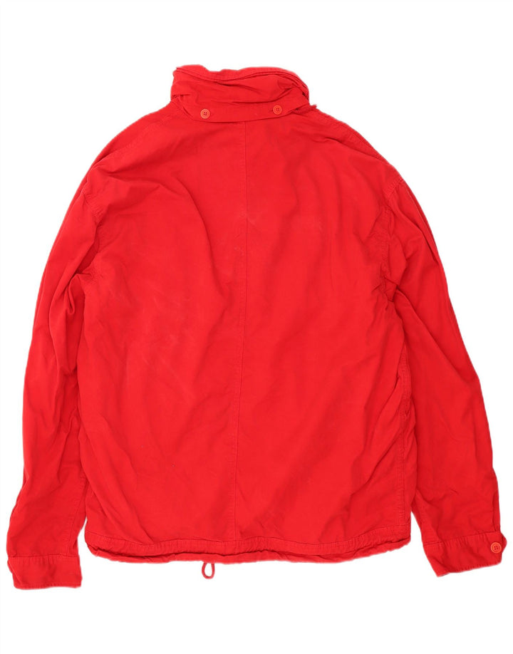 Винтажная мужская куртка с капюшоном UK 42 XL, красная