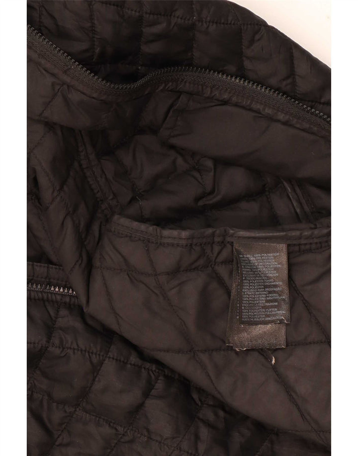 Женская стеганая куртка The North Face UK 10, маленький черный полиэстер