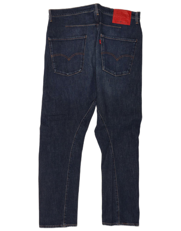 Мужские зауженные джинсы Levi's 502 W33 L29 синие, хлопок