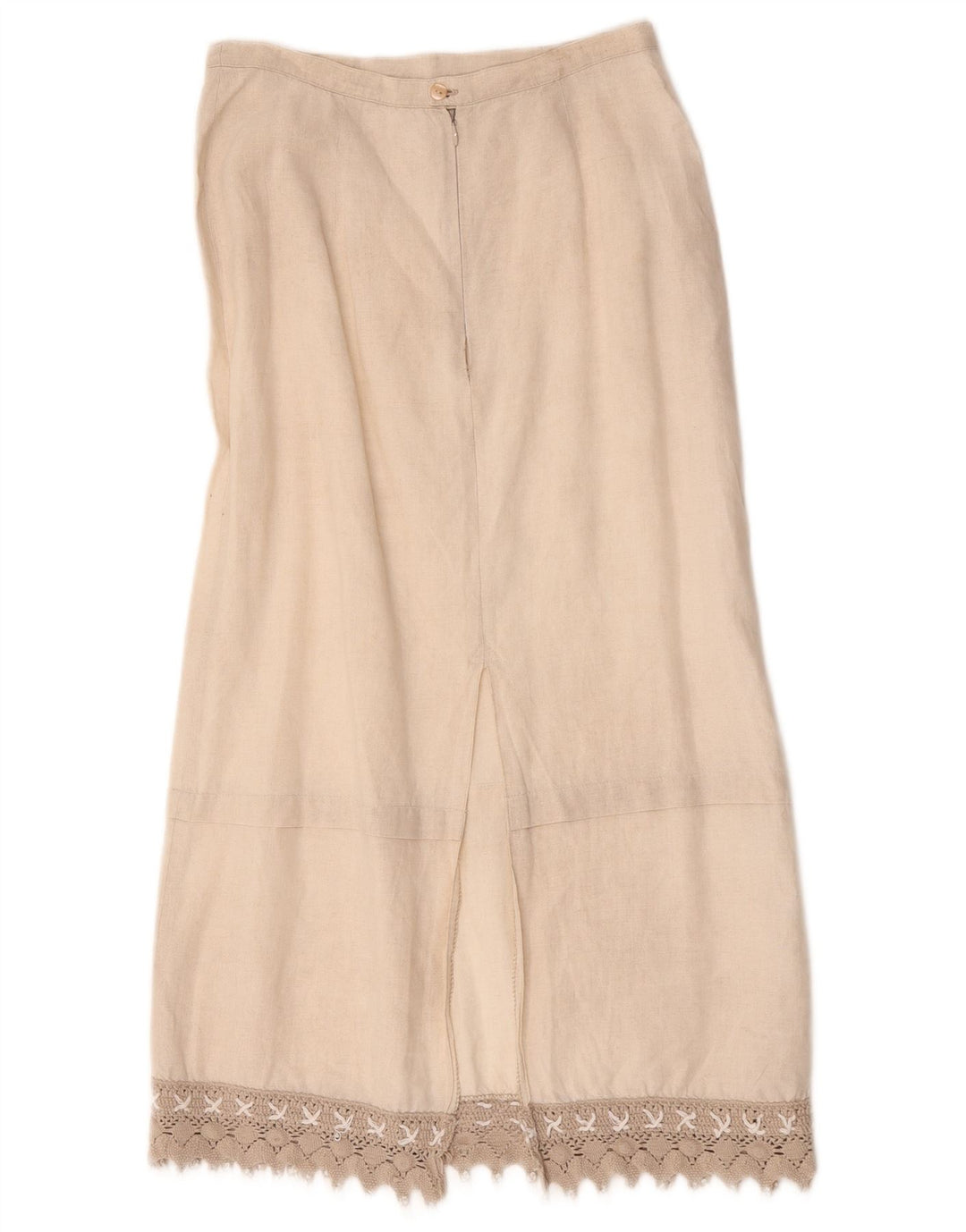 Юбка женская миди L.Pucci IT 44 Medium W28 Бежевый лен