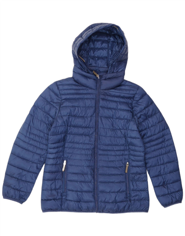 Женская утепленная куртка с капюшоном Esprit UK 18 XL, синяя, полиэстер