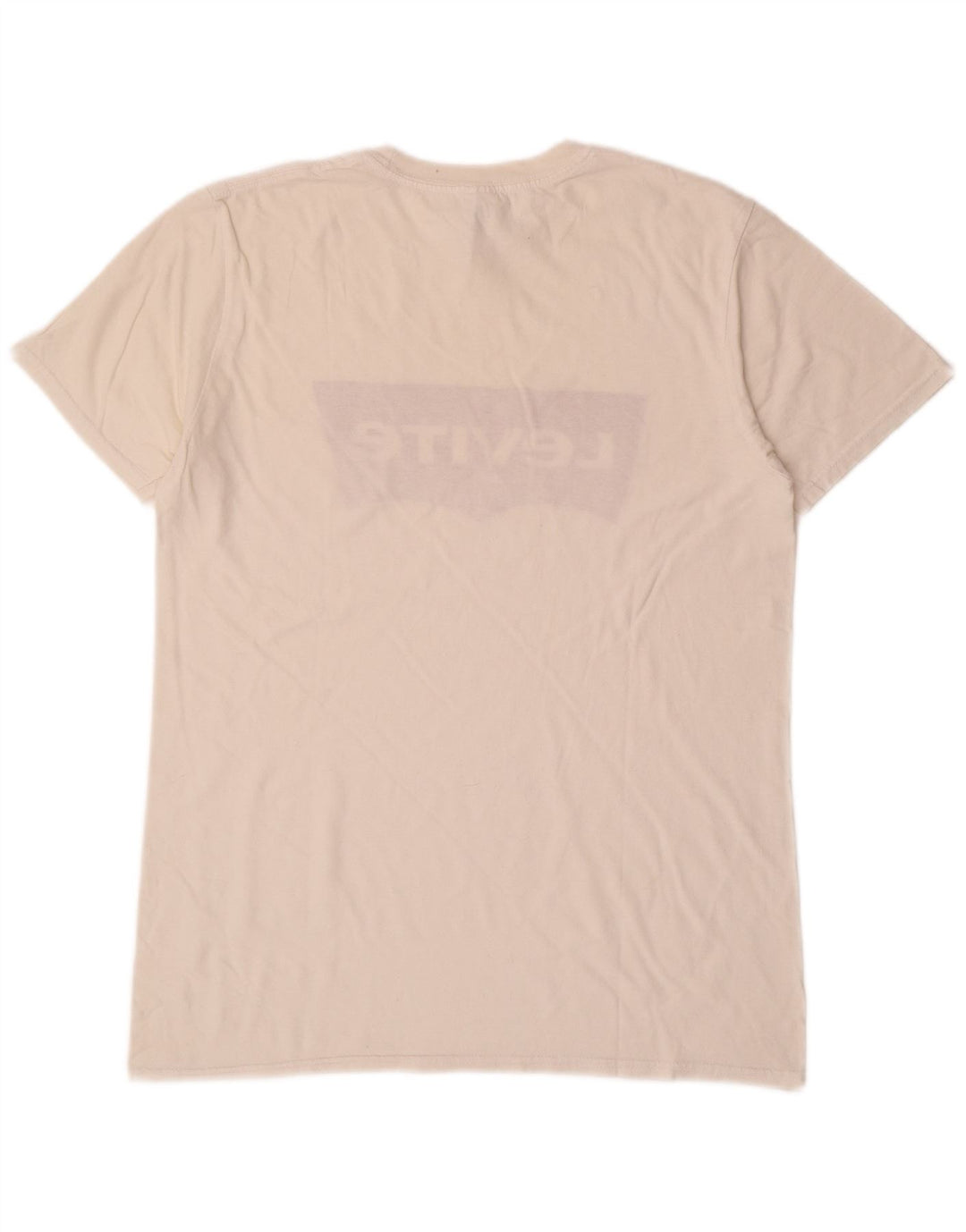 Мужская футболка с рисунком LEVI'S, средний размер, белый хлопок, хлопок