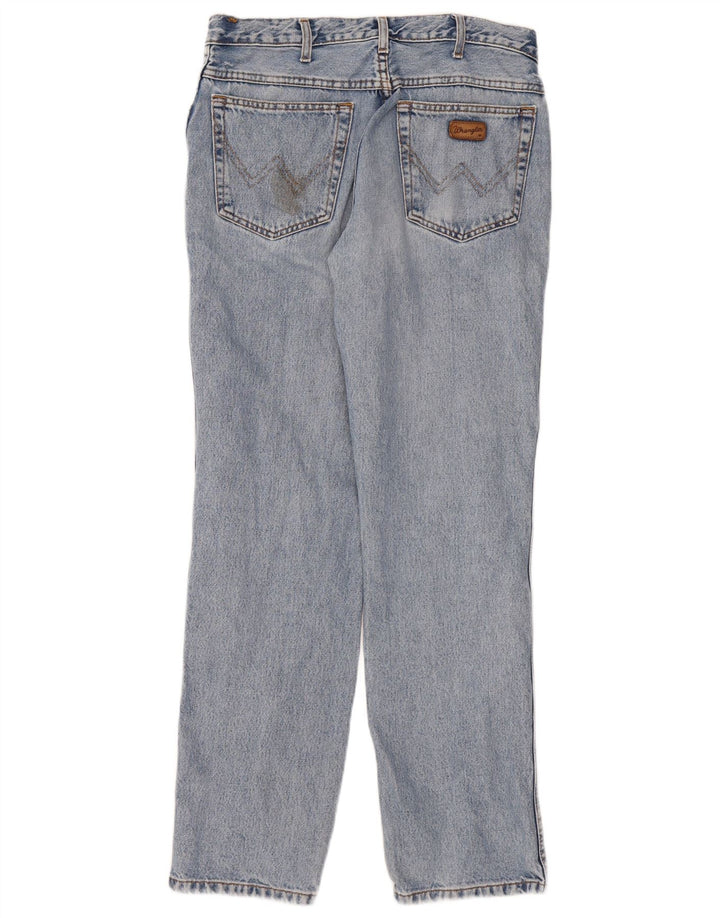 Мужские прямые джинсы Wrangler Texas W33 L32, синий хлопок