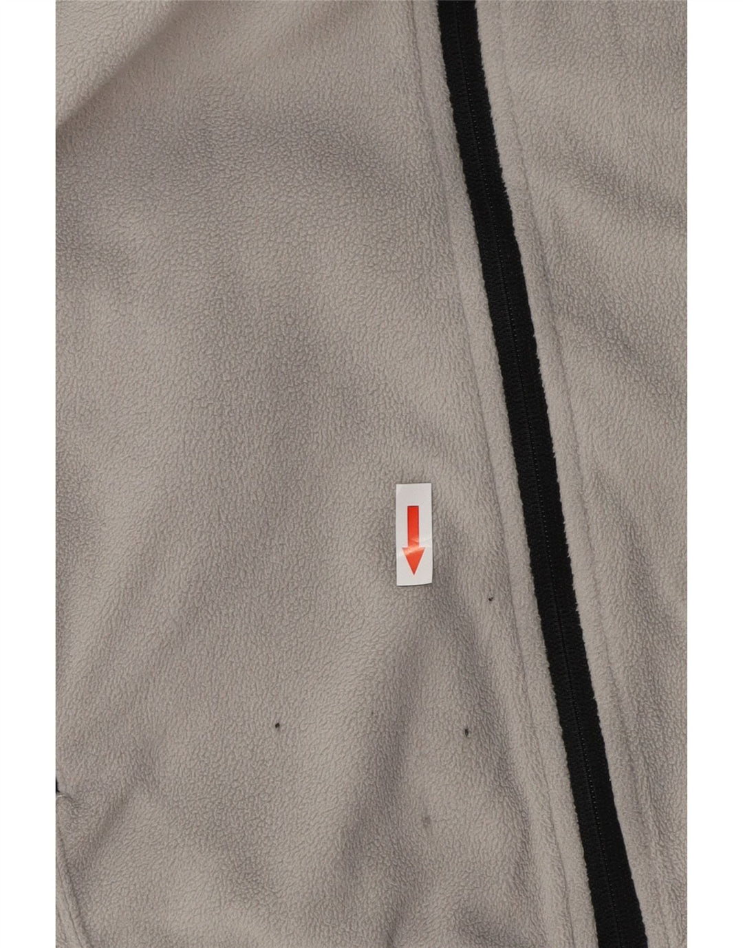 TRUSSARDI Женская флисовая куртка UK 18 XL Серый полиэстер