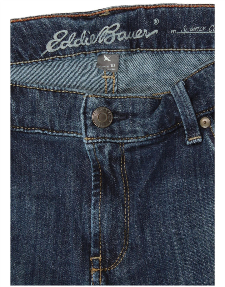 EDDIE BAUER Женские джинсовые шорты слегка пышной формы, размер США 10, большие W32, синие
