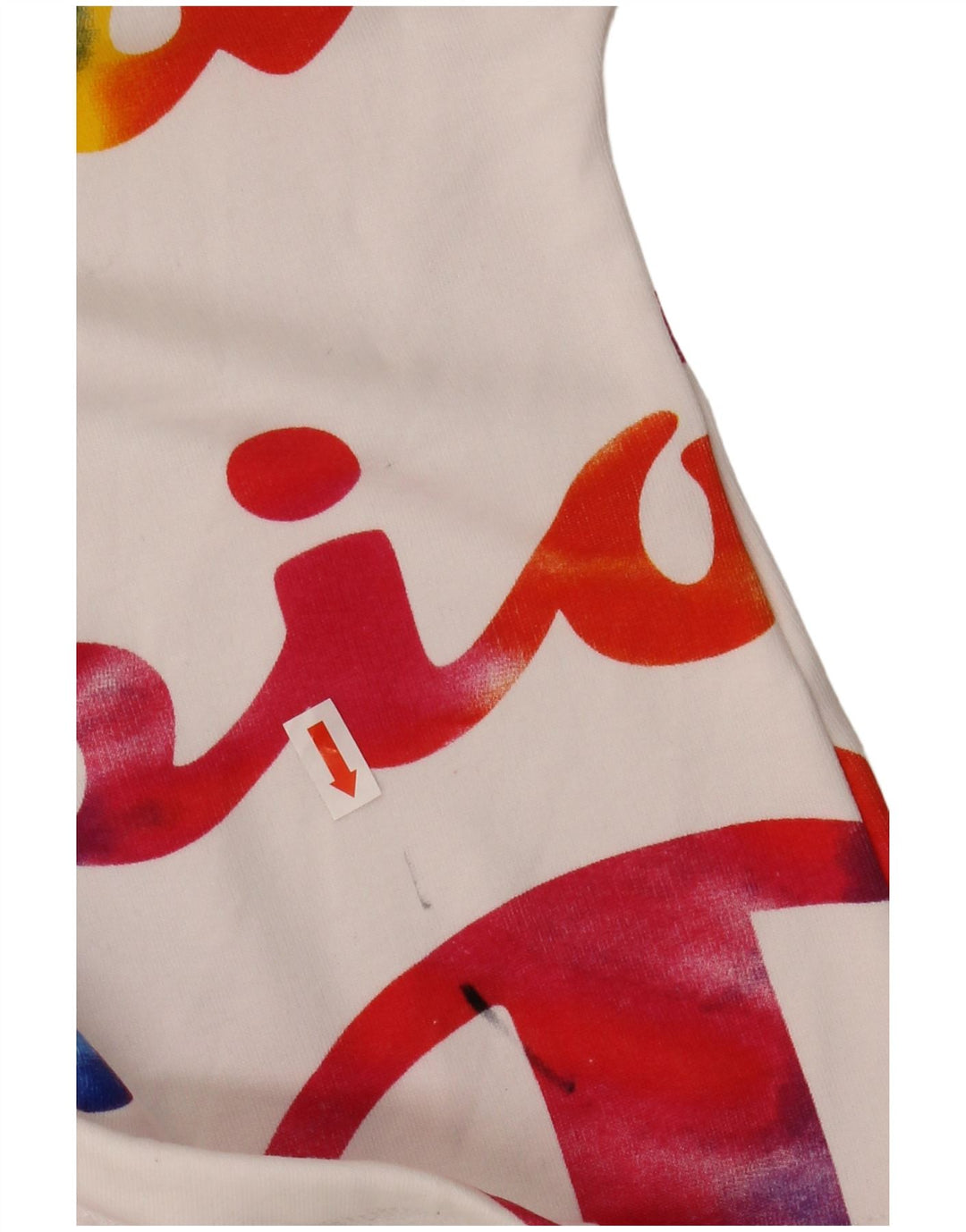 Женский укороченный свитшот с графическим рисунком CHAMPION, Великобритания 6 XS, белый