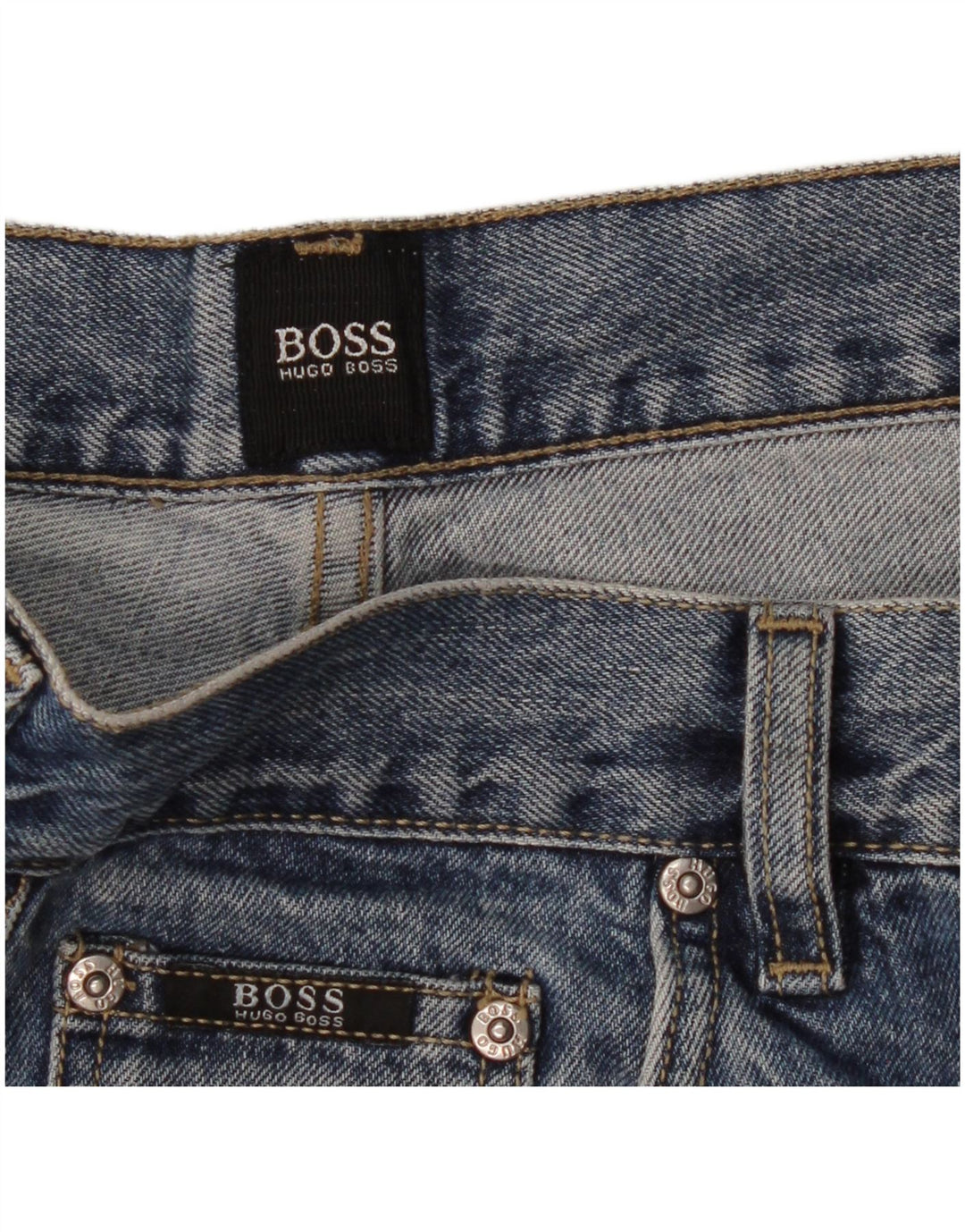 Мужские прямые джинсы Hugo Boss W32 L32 синие