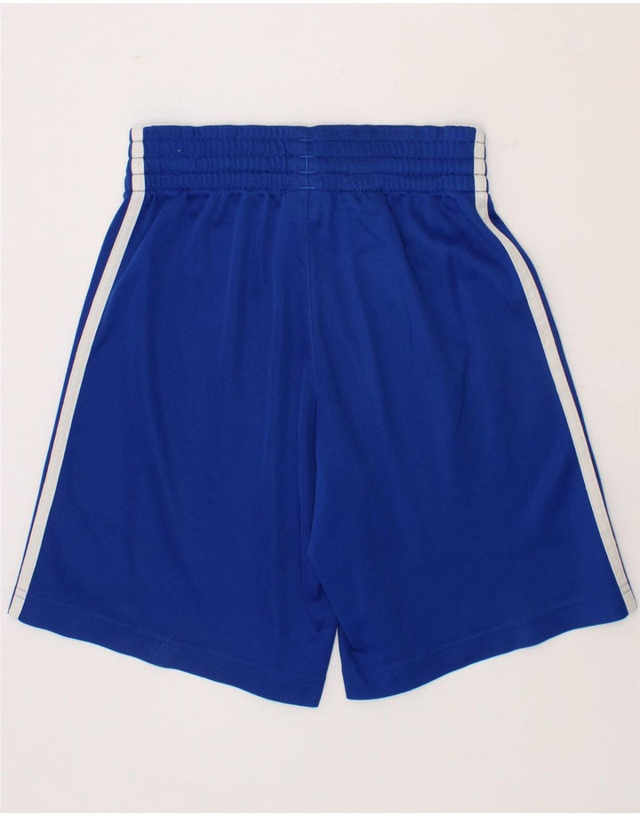 ADIDAS Boys Sport Shorts 7-8 Years Blue Polyester Vintage Adidas and Second-Hand Adidas from Messina Hembry 