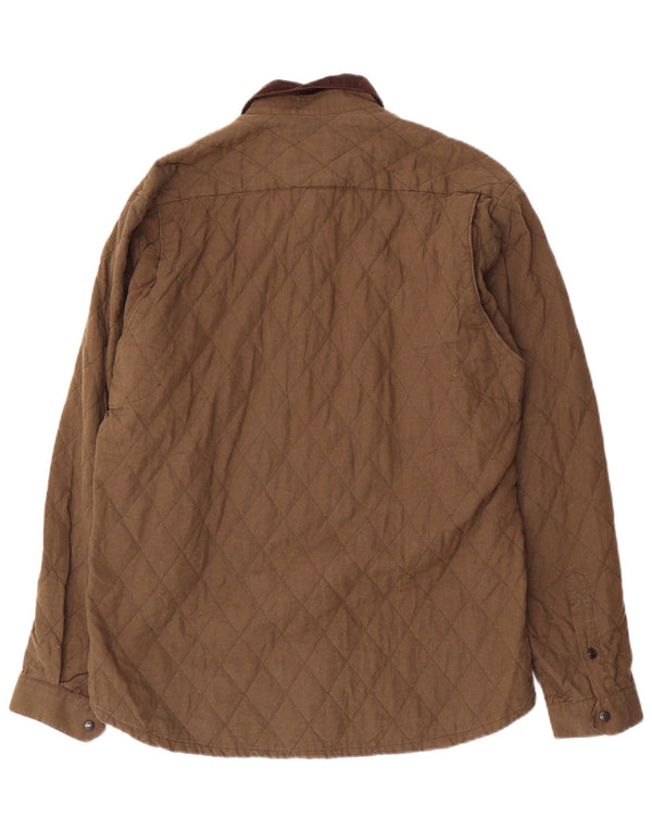 Мужская стеганая куртка Barbour UK 40, большой размер, цвет хаки, хлопок