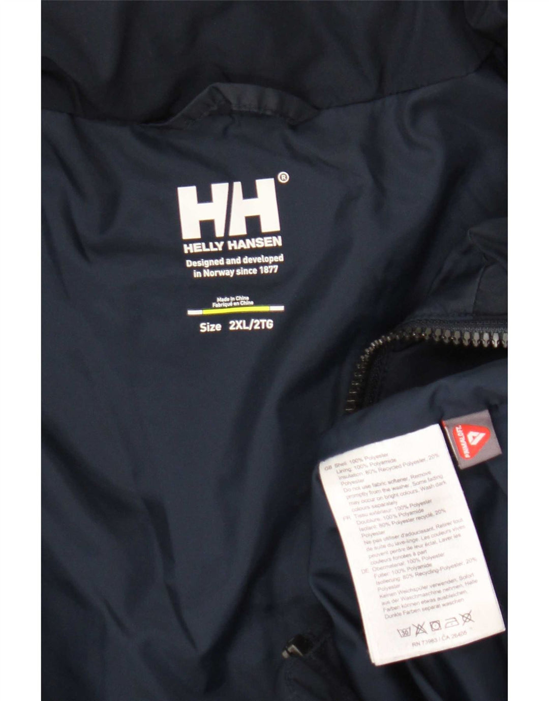Мужская куртка-бомбер Helly Hansen UK 44 2XL Темно-синий полиэстер