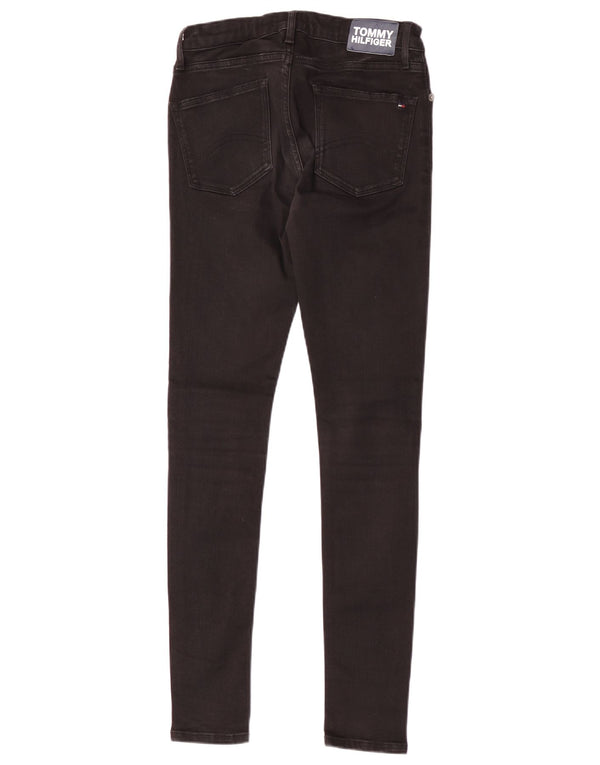 Джинсы Tommy Hilfiger Slim для мальчиков 13-14 лет W28 L30, черный хлопок