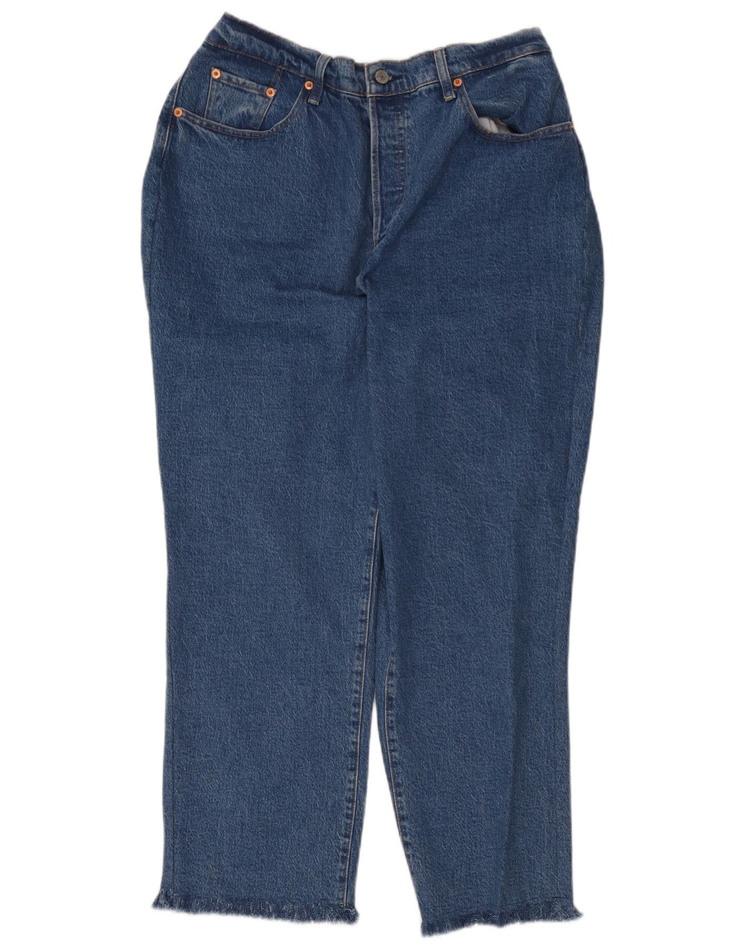 Женские укороченные джинсы Levi's W34 L26 синие