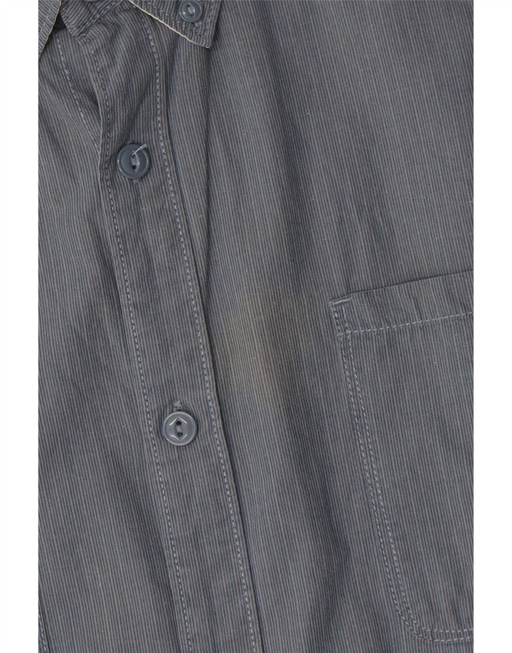 Мужская рубашка Levi's XL, хлопковая серая полоска