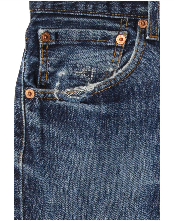 Мужские прямые джинсы Levi's 501 W33 L34 темно-синие