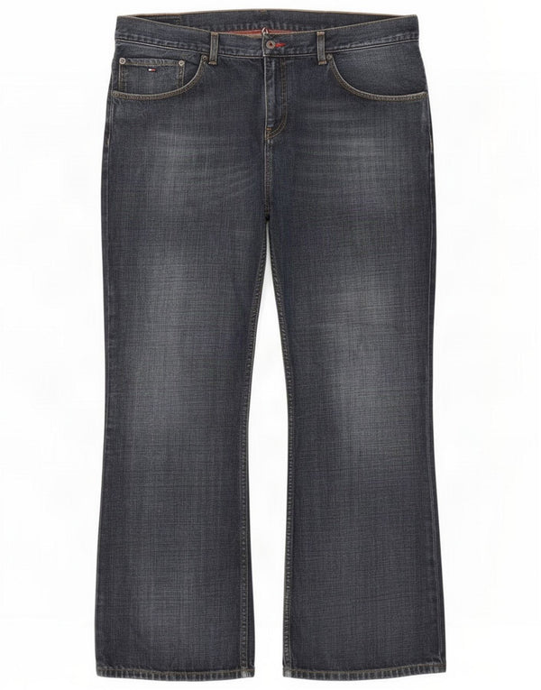 Tommy Hilfiger Мужские джинсы Bootcut W40 L32 Темно-синий хлопок
