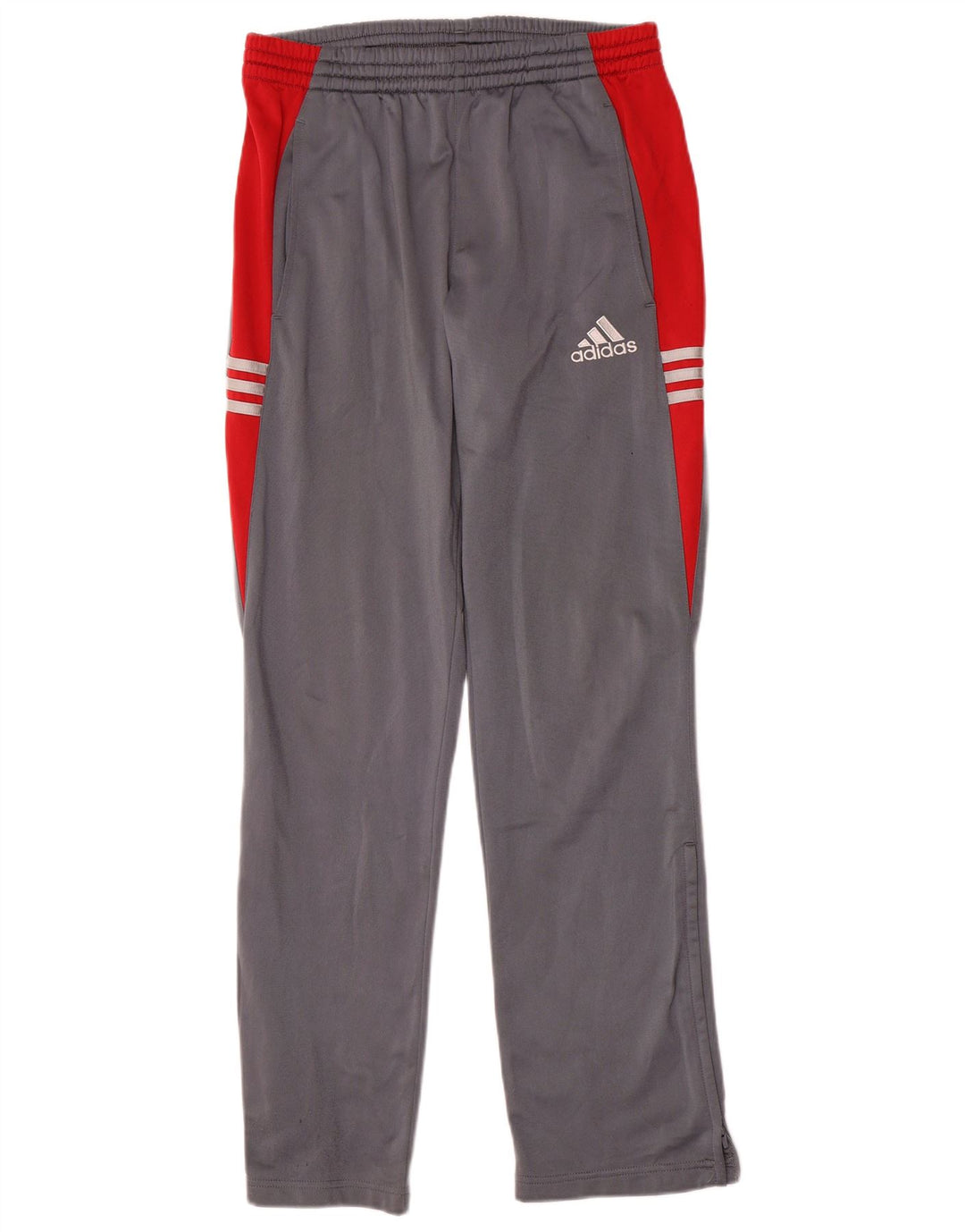 Мужские спортивные брюки Adidas, маленькие серые, полиэстер с цветными блоками