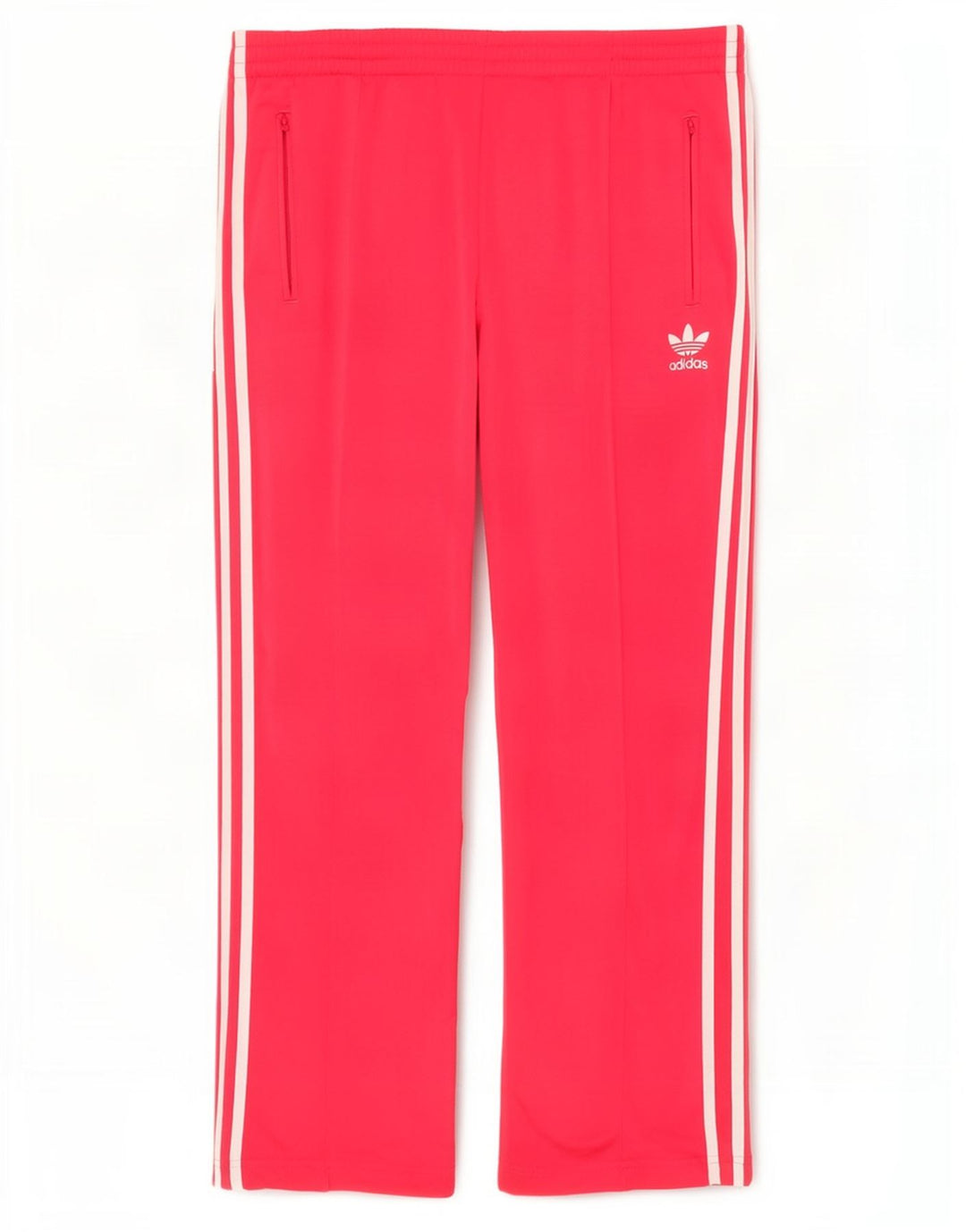 Женские спортивные брюки Adidas UK 12, полиэстер среднего розового цвета