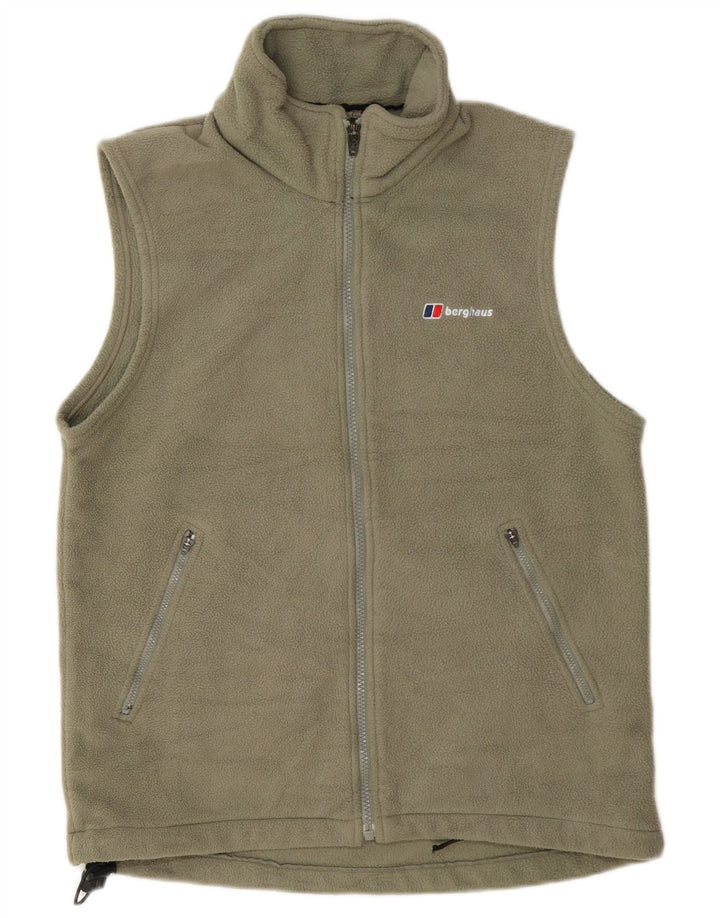 Женский флисовый жилет Berghaus UK 14, средний цвет хаки, полиэстер