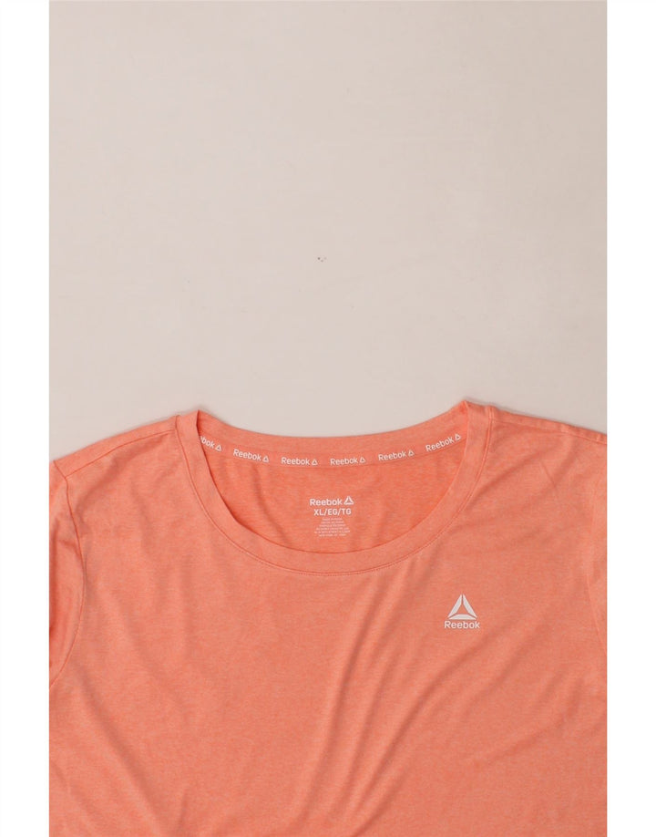 REEBOK Womens T-Shirt Top UK 18 XL Pink Polyester Vintage Reebok and Second-Hand Reebok from Messina Hembry 