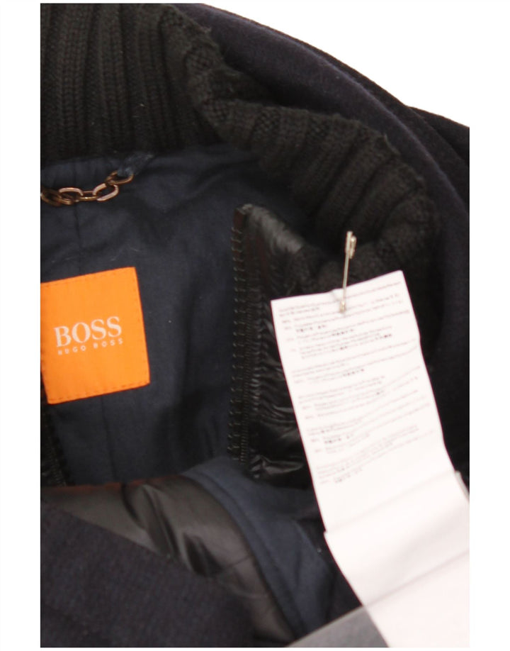 Мужская куртка HUGO BOSS UK 38 Medium Navy Blue Wool