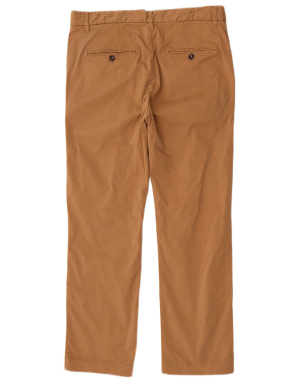 Мужские прямые повседневные брюки Zara EU 40 Medium W31 L29, бежевый хлопок