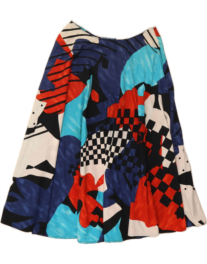 VINTAGE Womens A-Line Skirt IT 46 Large W30  Multicoloured Geometric Vintage Vintage and Second-Hand Vintage from Messina Hembry 