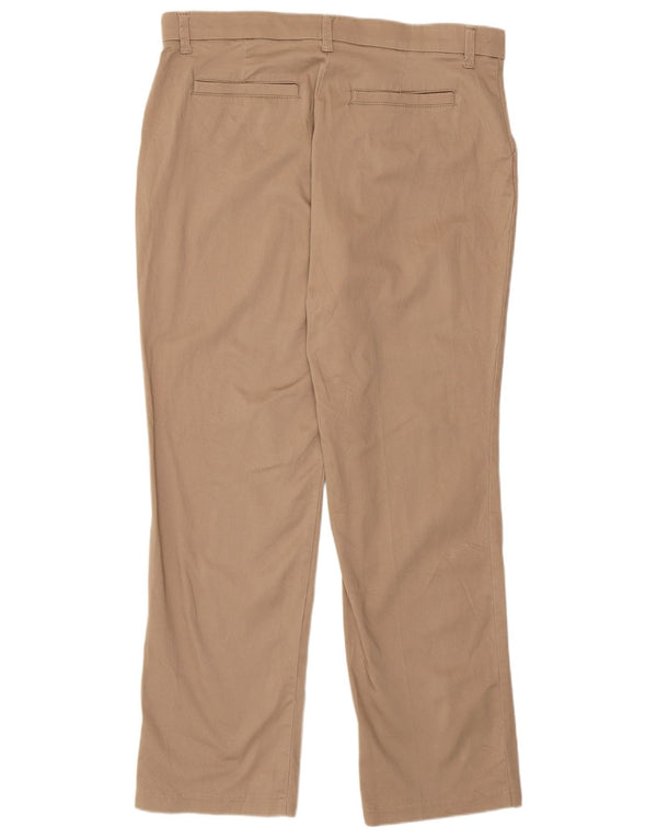 Женские прямые брюки чинос Lee со средней посадкой США 16 2XL W38 L31 Бежевый хлопок