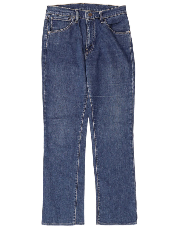 LEVI'S Womens Straight Jeans W32 L29 Blue Cotton