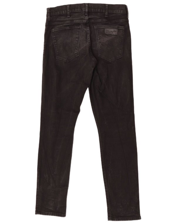 Мужские джинсы Wrangler Larston Slim W33 L34, черный хлопок