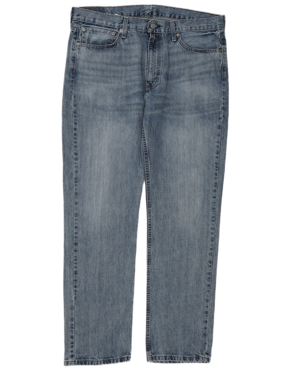 Мужские прямые джинсы Levi's W36 L32 синие, хлопок