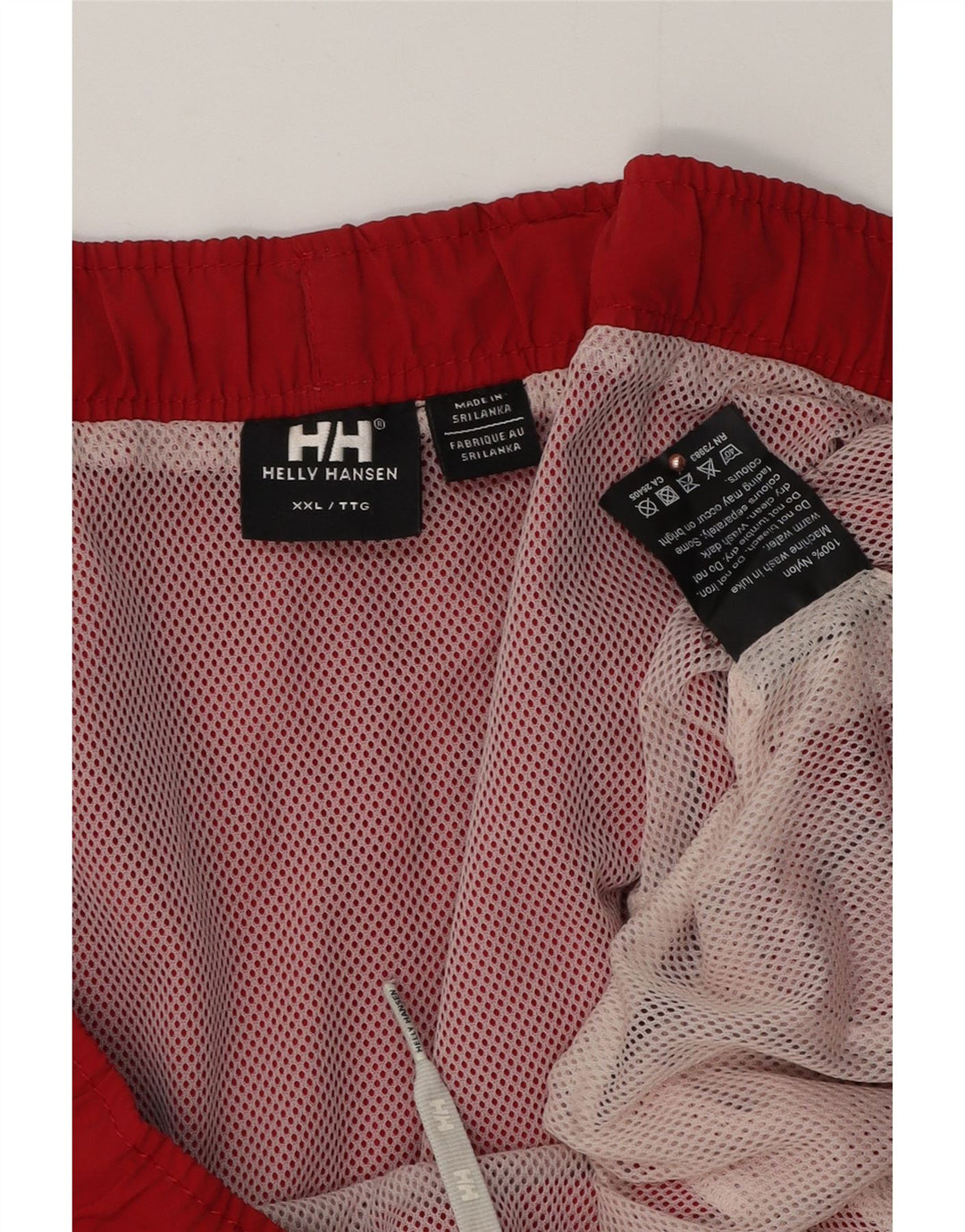 HELLY HANSEN Мужские шорты для плавания 2XL, красный нейлон