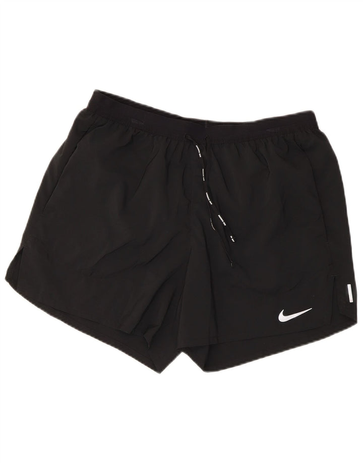 Мужские спортивные шорты Nike Dri Fit, средний черный полиэстер