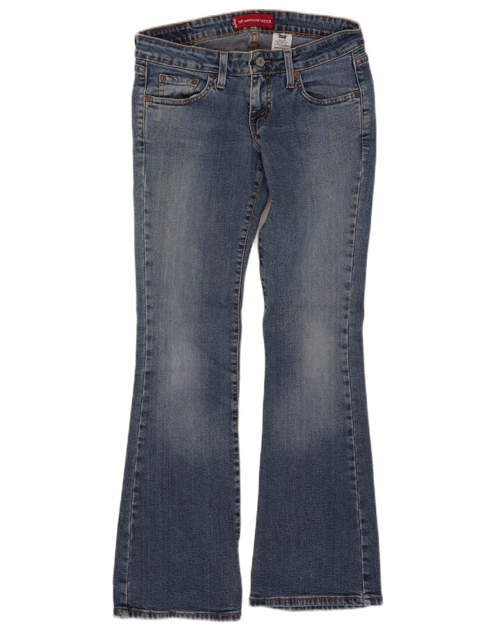 Женские джинсы Levi's 524 Super Low Bootcut, средние W30 L30, синие, хлопок