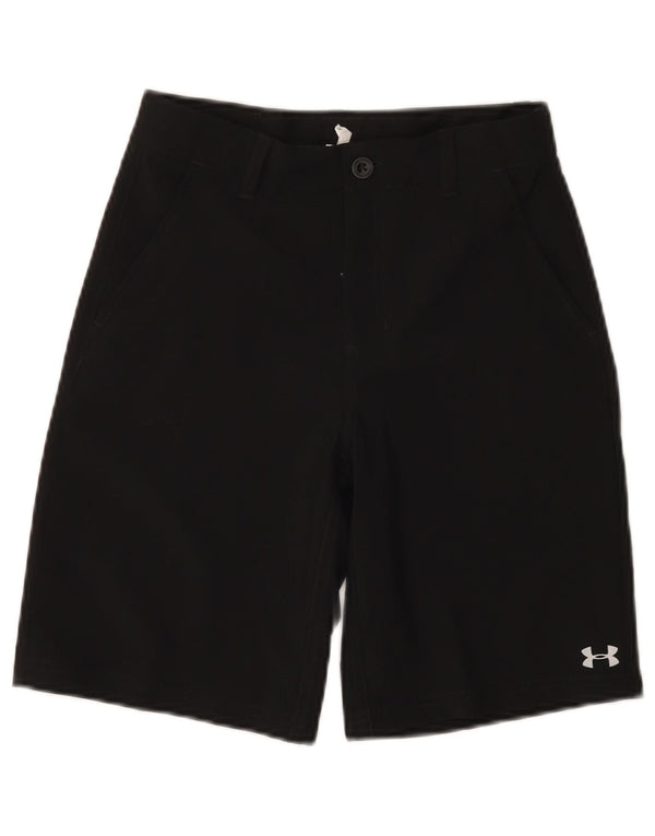 Шорты-чиносы Under Armour для девочек 11–12 лет W26, черный полиэстер