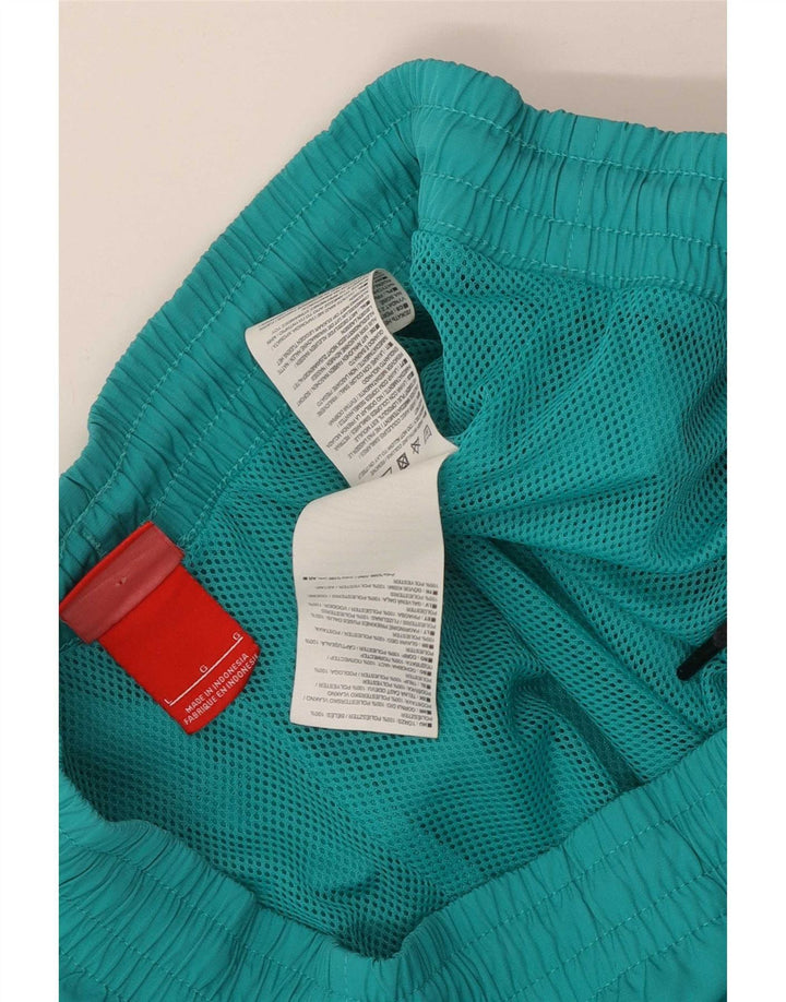 Мужские спортивные шорты Nike, большие бирюзовые, полиэстер