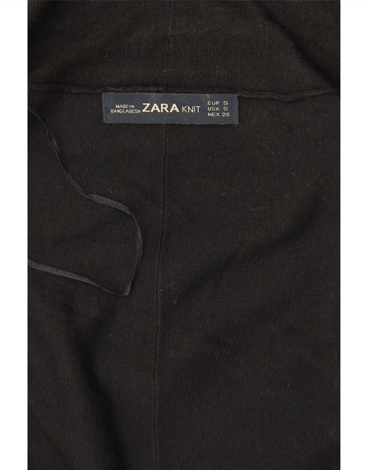 Женский открытый кардиган Zara UK 10, маленький черный