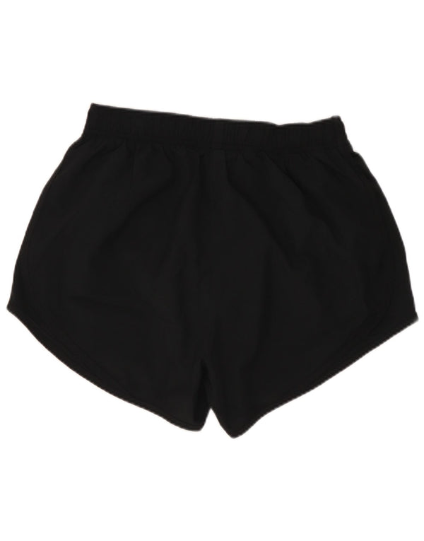 Женские спортивные шорты NIKE Dri Fit UK 10, маленькие черные из полиэстера