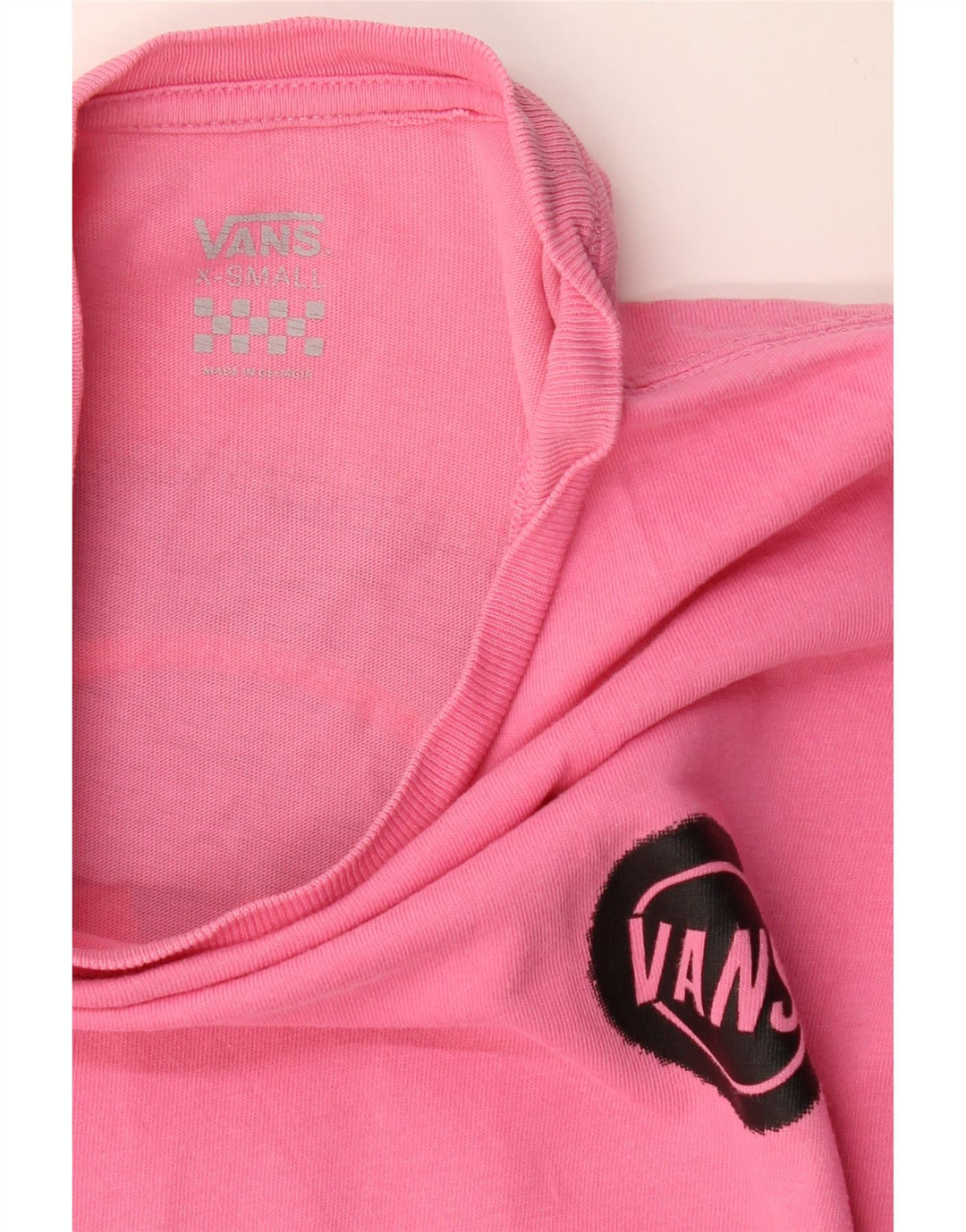 Мужская футболка с рисунком VANS Top XS Розовый