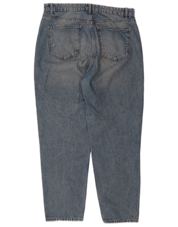 Женские зауженные джинсы Zara EU 44 XL W34 L27, синие, хлопок